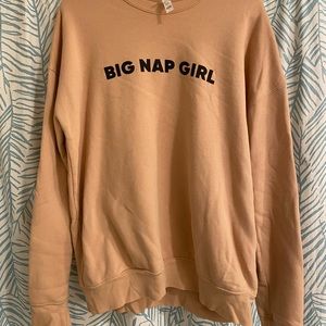 Graphic “Big Nap Girl” Sweatshirt